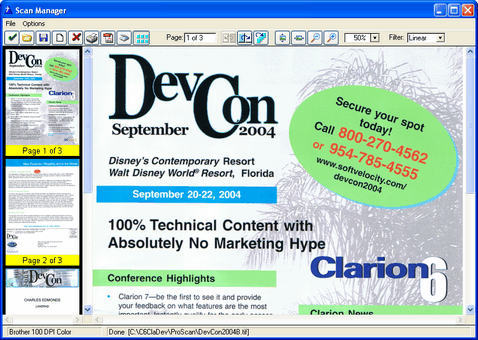 Click to view ProScan at work in a Clarion world!